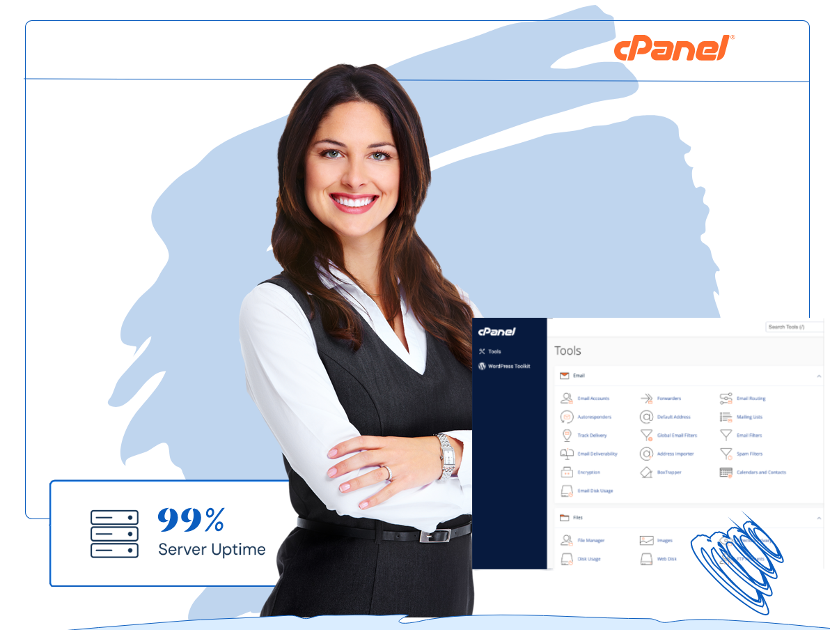 cPanel Dashboard Preview